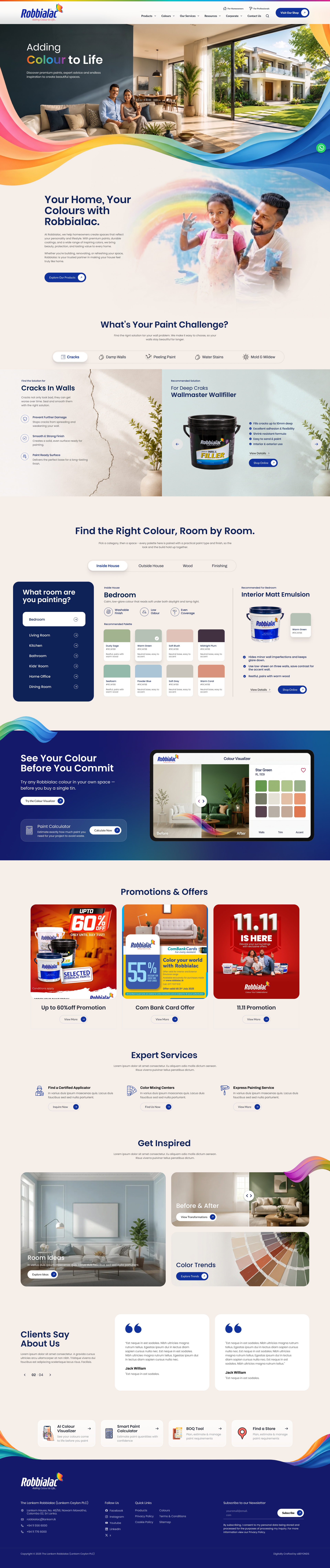 Homeowners Mockup Page