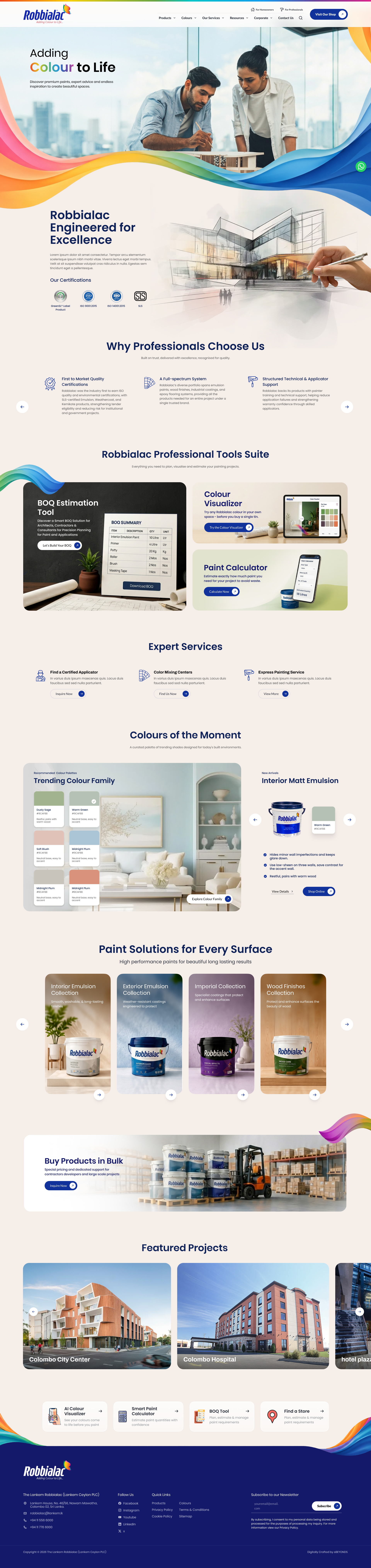 Professionals Mockup Page